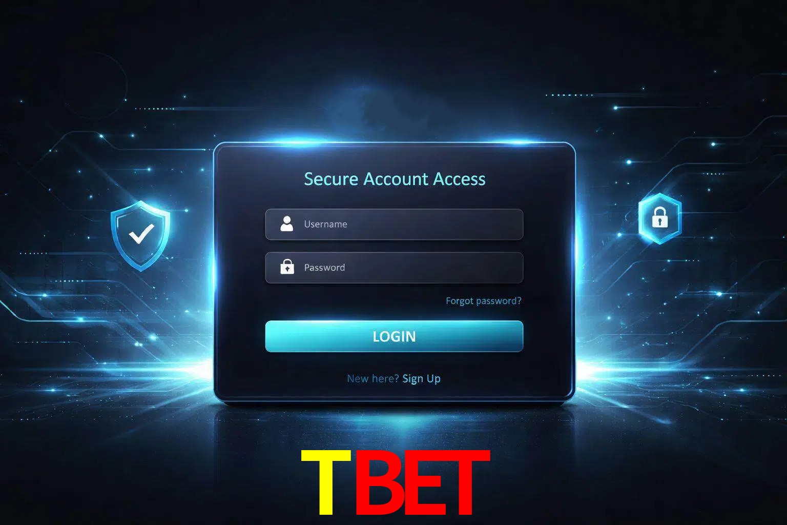 Pantalla de inicio de sesión de cuenta TBET para usuarios en México